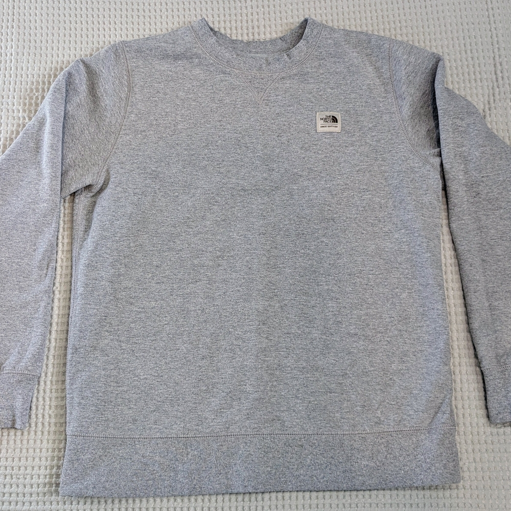 The North Face Heather Gray Crewneck Sweatshirt